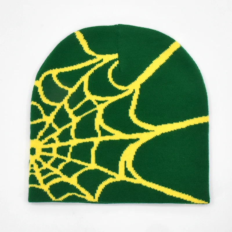 Acrylic Y2K Spider Pattern Beanie (2022)