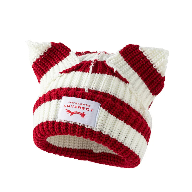 Y2K Cute Ear Personality Beanie