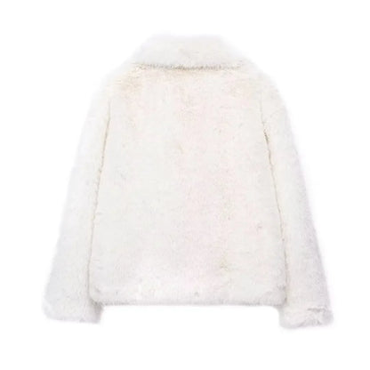 Plush Faux Fur Coat (2024)