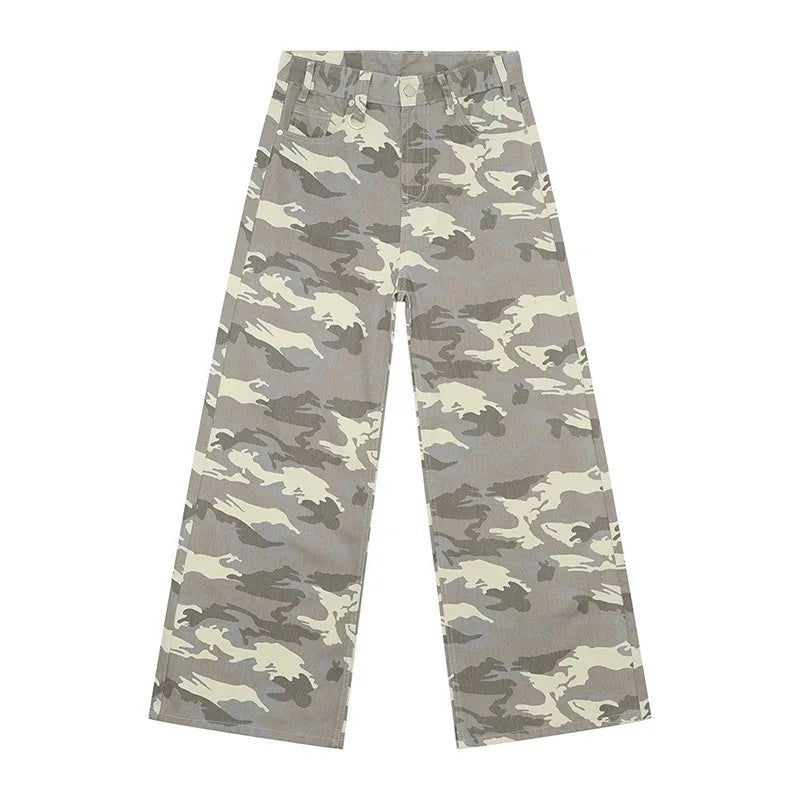 Washed Loose Fit Denim Jeans