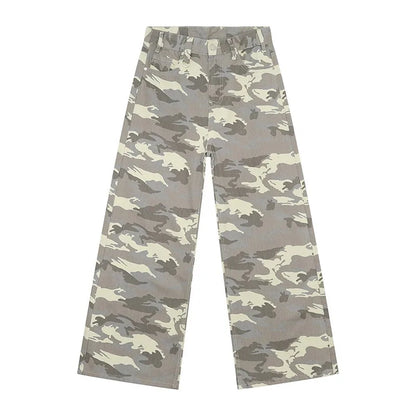 Washed Loose Fit Denim Jeans