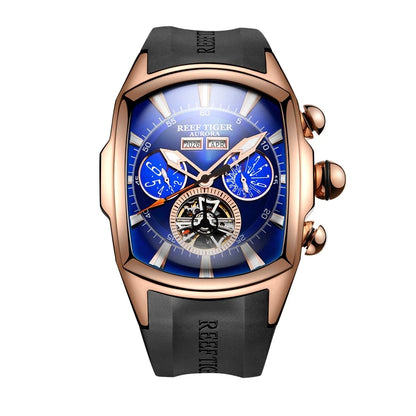 Reef Tiger 'Relogio Masculino' Tourbillion Sport Watch