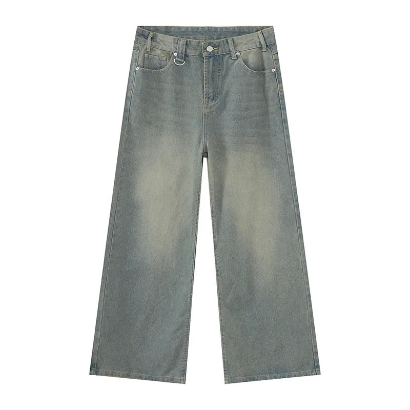 Washed Loose Fit Denim Jeans