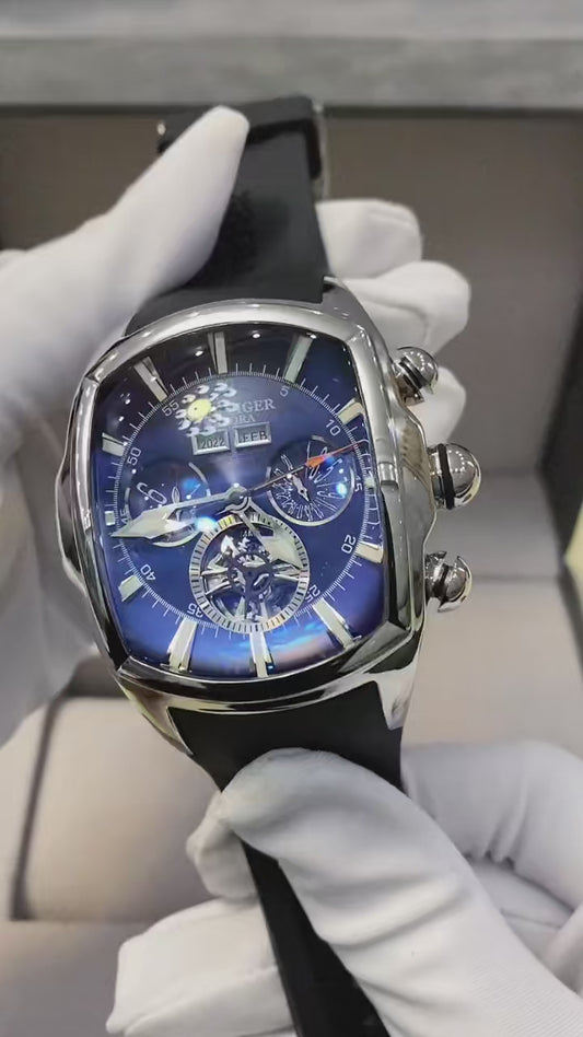 Reef Tiger 'Relogio Masculino' Tourbillion Sport Watch